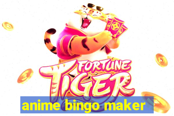 anime bingo maker